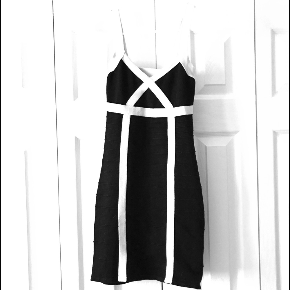 Forever 21 Mock-layered Bodicon Mini Dress